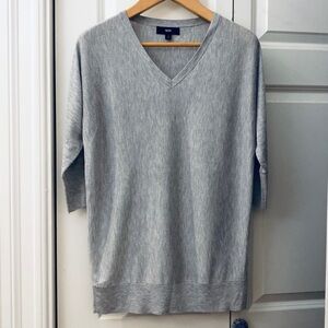 Mossimo | Gray V-neck Relaxed Fit Sweater